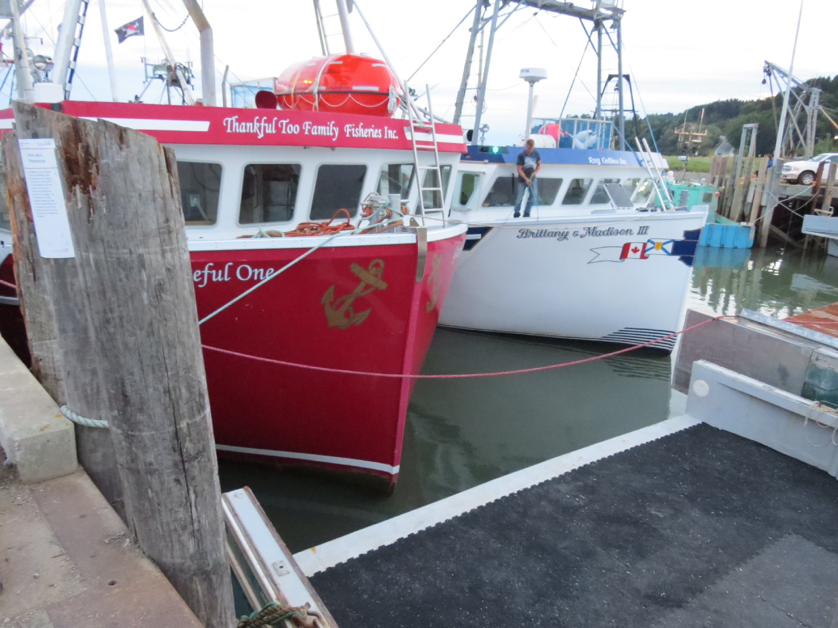 Boats rising with incoming tide, .Alma