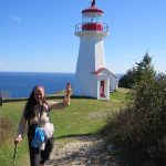 By the lighthouse, Land's End, Forillon, Gaspe