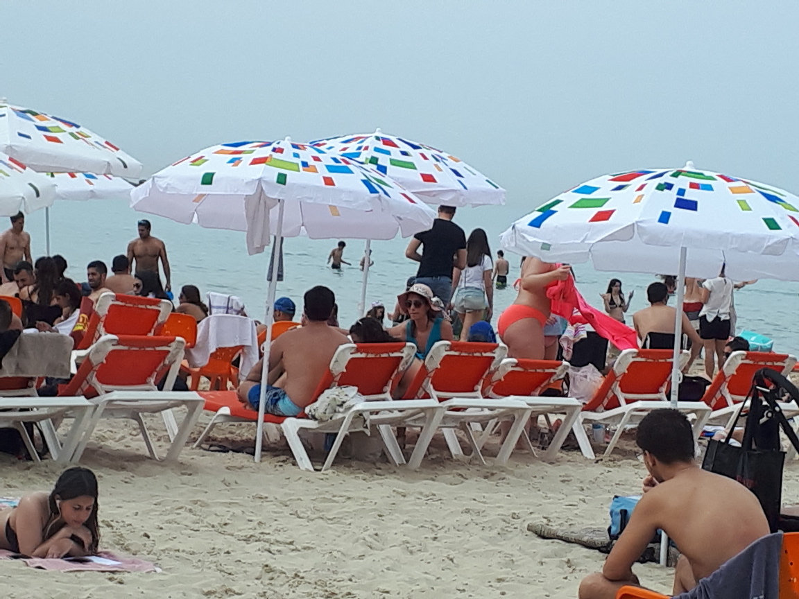 Relaxed beach scene, Tel Aviv, 2018 Relaxed beach scene, Tel Aviv, 2018