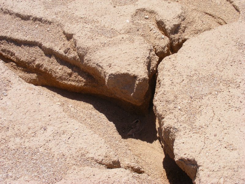 Mud creativity by ephemeral reservoir near Eilat. Oct 2014
