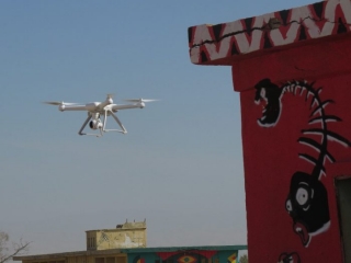 Play drone over old Jordanian base, Project minus 430.Kalya