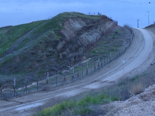 Border complex with tracking road Border complex with tracking road