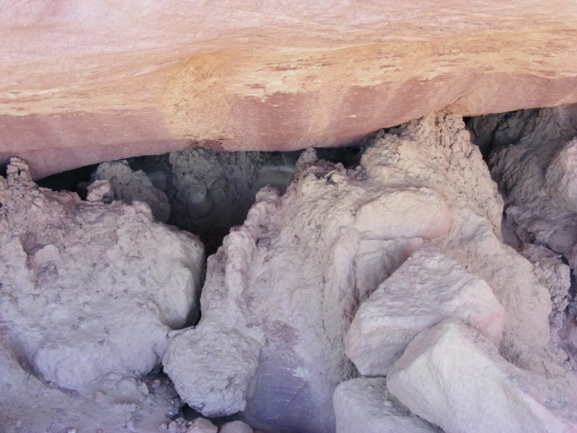 Sensual holding. Painted Desert, Arava, Israel