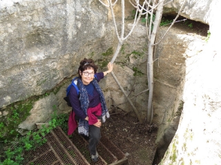 Ma'ayan inside cistern (Mikveh?), Neot Kedumim