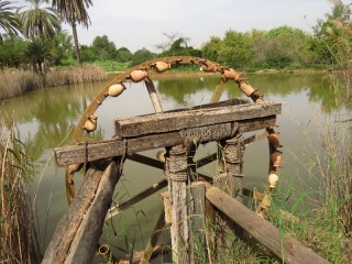 Water "pump" at Neot Kedumim, Israel