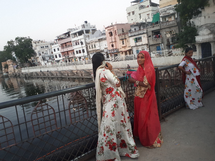 On the bridge, Udaipur, Rajasthan