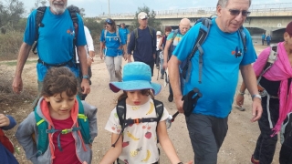 Almagor Hiking Group on the go. Almagor Hiking Group on the go. Israel