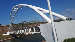 Bridge over Hadera's "River", Sharon Bridge over Hadera's "River", Sharon