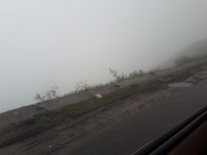 Himalayan fog en route from Manali to Leh