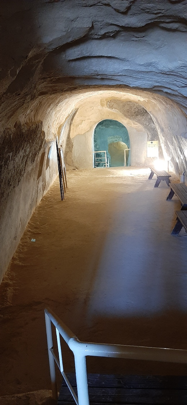 Underground tunnel, Herodium National Park