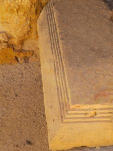 Beauty of stone craftmanship. Mamshit National Park, Negev