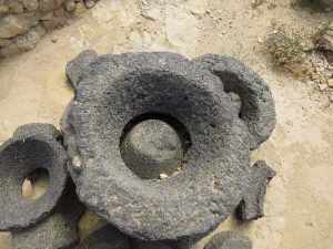 Flour mill. Mamshit National Park . Top view