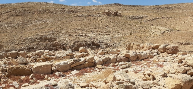 Outside the city walls of Mamshit Outside the city walls of Mamshit