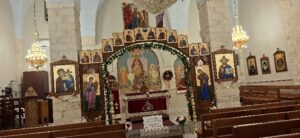 Partial iconostasis in Fasuta's Greek Catholic church